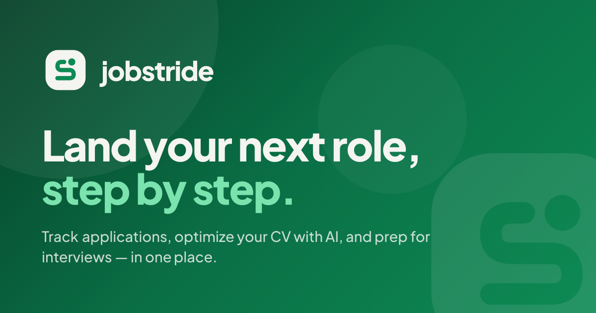 I built a job tracker that also reads the job post and tells you what to fix on your CV logo